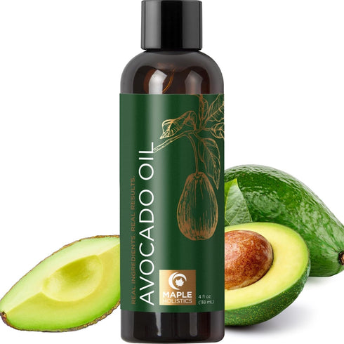 Avocado Oil For Hair and Skin - 100% Pure Avocado Oil for Skin and Nail Care plus Dry Hair Treatment and Facial Oil Moisturizer - Natural Hair Oil...