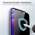 JETech Privacy Full Coverage Screen Protector for iPhone 12/12 Pro 6.1-Inch, Anti-Spy Tempered Glass Film, Edge to Edge Protection Case-Friendly, ...
