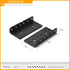 RIVECO 2U Vertical Rack Rails Kit Heavy Duty Server Rack Mount Rails 2 PCS Black...