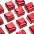 AWELL Burgundy Favor Box Bulk 2.5x2x2.5 inches with Heart Bow Party Favor Box,Burgundy,Pack of 50...