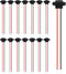 15PCS Type-C Female Chassis Waterproof Connector 2P Solder Wire Type USB C Pigtail Cable Extension Power Cable USB-C Plug to 2 Pin Bare Wire Open ...