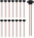 15PCS Type-C Female Chassis Waterproof Connector 2P Solder Wire Type USB C Pigtail Cable Extension Power Cable USB-C Plug to 2 Pin Bare Wire Open ...