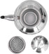 Stainless Steel Teapot, 5.5inch Coffee Pot Teapot Tea Kettle, Exquisite Teapot Coffee Pot with Tea Strainer for Home Restaurant...