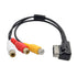 cablecc AMI MMI to 3 RCA Audio Video Cable Female DVD Video and Audio Input Cable for Audi A1 A7 A8 VW Car...