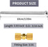 Brake Line Repair Kit - Upgraded 3/16 Stainless Steel Brake Line Including 2 Convex Connectors and 2 Concave Head Connectors, 4 Brass Compression ...