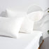 White Pillowcase Set - King Size (20 x 36 inches) Bed Pillow Cover - Brushed Microfiber, Wrinkle, Fade & Stain Resistant - Hidden Zipper Closure P...