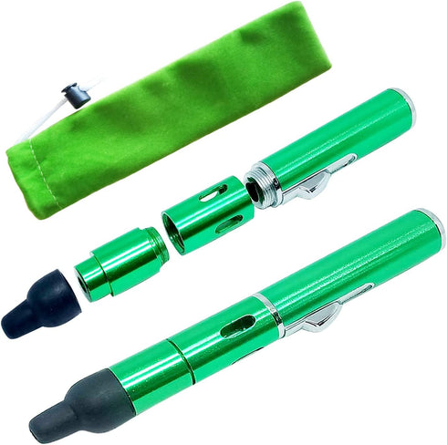 Butane Torch Lighter, Fengfang Metal All-in-One Tube Built-in Detachable Refillable Butane Torch Handheld Lighter (1 Pack Green)...