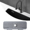 5° Slope Kitchen Sink Splash Guard, 17" Silicone Faucet Handle Drip Catcher Tray, Multipurpose for Kitchen Dish Drying Mats Sponge Holder and Bath...