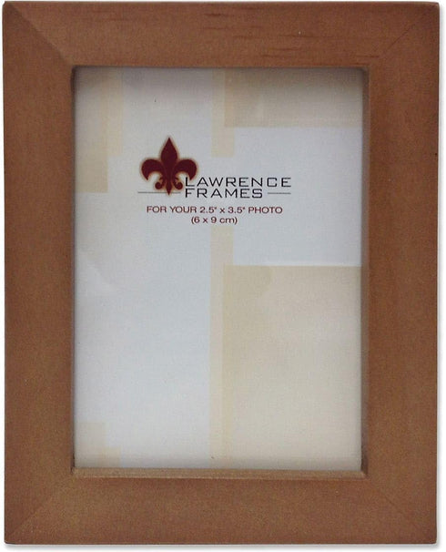 Lawrence Frames 766023 Nutmeg Wood Picture Frame, 2.5 by 3.5-Inch...