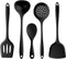 Silicone Cooking Utensils Set, Silicone Kitchen Cooking Utensils Set of 5, High Heat Resistant Long Kitchen Tools, Heat Resistant Silicone Kitchen...
