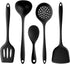 Silicone Cooking Utensils Set, Silicone Kitchen Cooking Utensils Set of 5, High Heat Resistant Long Kitchen Tools, Heat Resistant Silicone Kitchen...