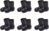 Honbay 6 Pairs Mini Santa Claus Shoes Boots Christmas Mini Shoes Model for Crafts Christmas Dollhouse Decorations...