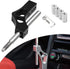 Sporacingrts Adjustable Short Shift Extension Shifter Knob with Adapters Compatible with Civic Integra CRX (Black)...