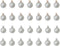 Ruwado 50 Pcs Faux Pearl Beads with Hole Gold Vintage Gold Silver Retro Elegant Kits Supplies for DIY Jewelry Making Dangle Earrings Necklace Brac...
