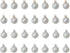 Ruwado 50 Pcs Faux Pearl Beads with Hole Gold Vintage Gold Silver Retro Elegant Kits Supplies for DIY Jewelry Making Dangle Earrings Necklace Brac...