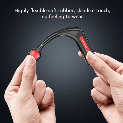 SUNGOOYUE Bluetooth Headset, Multifunctional 5.0 Bluetooth Bone Conduction Earbuds Stereo Hands Free Wireless Earpiece for Deaf...