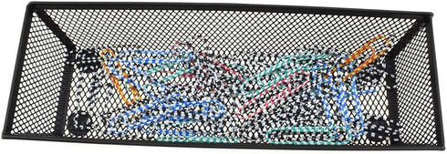 HAHIYO Stackable Mesh Tray Cup 9 x 3 x 2 inches Sturdy Container for Desk Drawer Organizer Collection for Home Office School Kitchen Soft Foam Fee...