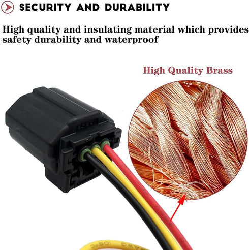 A/C compressor connector Pigtail Plug Compatible with Toyota Camry. 2010–2017 88310-0R014...