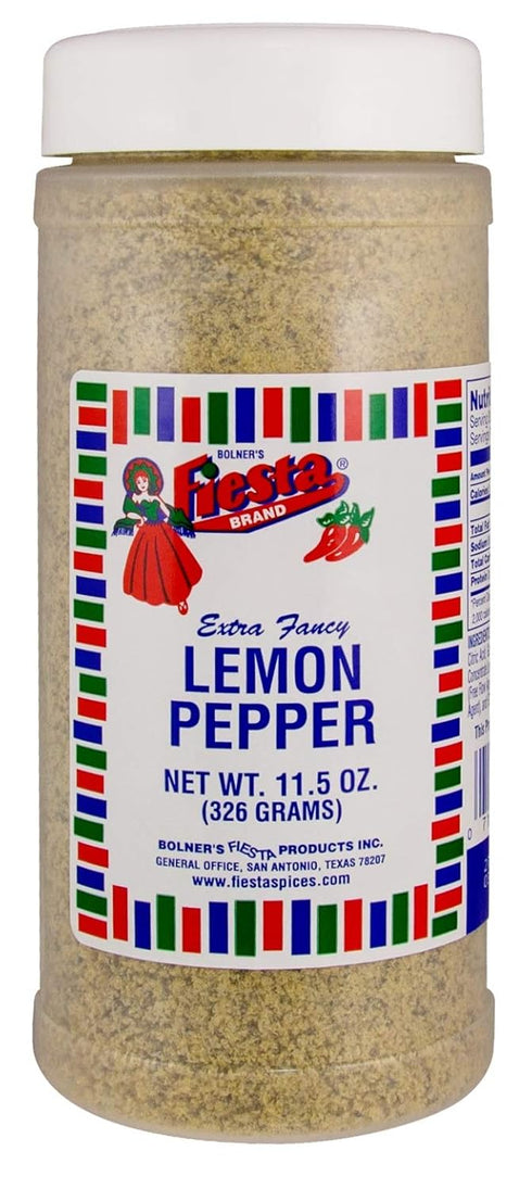 Bolner's Fiesta Extra Fancy Lemon Pepper, 11.5 Ounce Shaker...