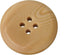 Mibo 10pcs Round Polyester Suiting Buttons with Beveled Edge - 40L (25mm) - 4 Hole - Tan...