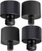 4 Pcs Aluminum Camera Screw Adapter Thread 1/4" Male to 3/8" Female and 3/8" Male to 1/4" Female Adapter Set for Camera Monitor, Tripod, Microphon...
