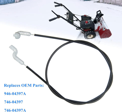 946-04397A Speed Selector Cable for MTD Craftsman Yard Machines Husky Troy-Bilt Yard Man Snowblower Snow Thrower, Replaces 746-04397 746-04397A...
