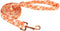 Fall Dog Leash,Durable Handmade Dog leashes with Soft Handle?Manual Dog Leashes Matching Orange Maple Leafs Rugby Dog collars for Small Medium Lar...