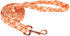 Fall Dog Leash,Durable Handmade Dog leashes with Soft Handle?Manual Dog Leashes Matching Orange Maple Leafs Rugby Dog collars for Small Medium Lar...