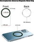 4PCS Magnetic Wireless Charger Universal Metal Rings,for MagSafe-Compatible Charger on iPhone 14/13/12 Pro/Max/Mini Case and Samsung Galaxy...