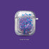 UnnFiko Bling Quicksand Case Compatible with AirPods 3, Cute Sparkle Liquid Protective Case, Funny Creative Hard Clear Airpods Cover with Keychain...