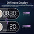 Digital Alarm Clock Bluetooth Speaker, Dual Alarm Clock for Bedroom Wireless Speaker BT 5.0 with Rechargeable 1200mAh Battery, Support FM, TF Card...