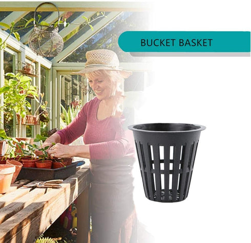 100PCS 2 Inch Garden Slotted Mesh Net Cups, Round Heavy Duty Net Cups Pots for, Hydroponics Slotted Mesh…...