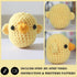 YWQZBHEMO 3 Pattern Crochet Kits - Crochet 3 Different Patterns Sets for Beginners/Experts - Rabbit, Chicken, Bee for Adult Starters, Kids, includ...