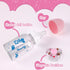 BABESIDE Reborn Baby Doll Bottle and Magnetic Pacifier Set, Baby Doll Accessories for Real Baby Doll, Pretend Play Feeding Toy Kid Gift (Pink)...