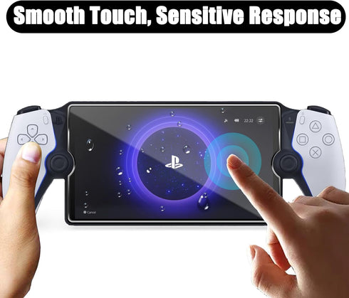 TQLGY 2 Pack Screen Protector for PlayStation Portal Remote Player 8 inch, Tempered Glass Screen Protector for PlayStation 5 PS Portal Handheld, U...