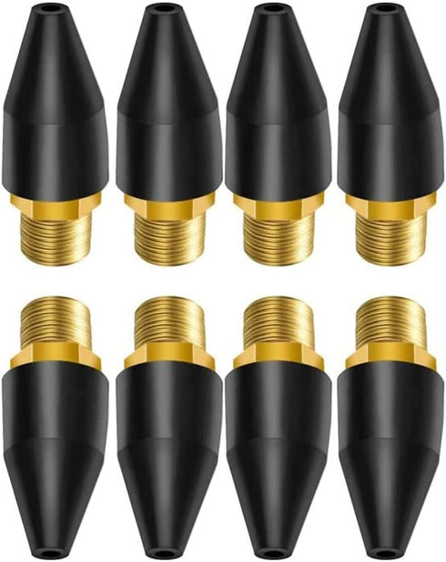 8PCS Black Rubber Air Tool For Air Nozzle Tip, Blow Gun Rubber Tip For Air Tool, Parts Air Nozzle For Air Blow Guns Tool For Air Tool Parts & Acce...