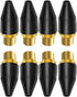 8PCS Black Rubber Air Tool For Air Nozzle Tip, Blow Gun Rubber Tip For Air Tool, Parts Air Nozzle For Air Blow Guns Tool For Air Tool Parts & Acce...