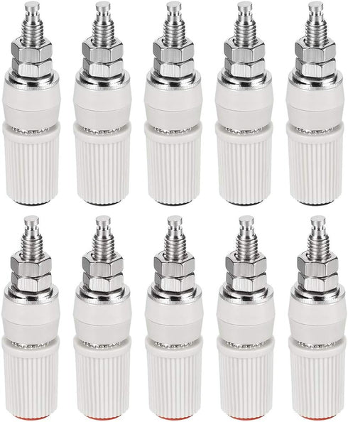 uxcell 5 Pairs Binding Post Terminal, M5 Thread Power Amplifier Speaker Connector, Banana Plug Jack Socket 1.85-inch Length...