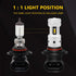 PHINLION 9145 LED Fog Light Bulbs, Super Bright 3800 Lumens H10 9040 9045 9140 LED Foglight Bulb Replacement, 3000K Golden Yellow, Pack of 2...