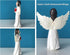 Guardian & Healing Angel Solid Resin Figurine,Red Heart Girl with Wings,Hand-Painted Home Decor Statue, Figurines for House Warming, Birthday Frie...