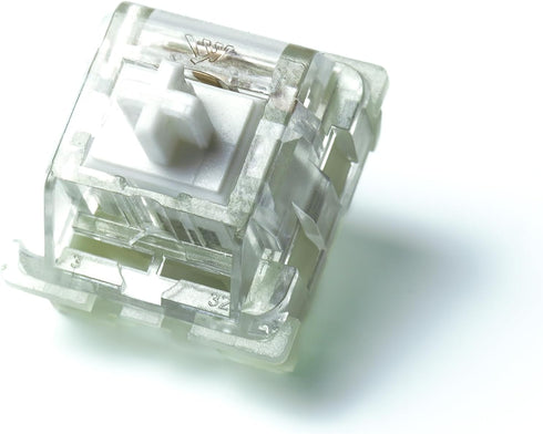 KTT White Kang V3 Switches 45g Pre-Lubed 5 Pin Linear Keyboard Switches for MX Mechanical Keyboard (70 pcs)...