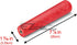 Red Shift Knob Stick Frosted Matte Crystal Bubble Long Throw Gear Shifter 20cm...