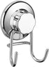 SANNO Suction Cup Hook Holder Shower Hook Super Power Vacumn Suction Bath Hook for Towel Robe Bathroom Kitchen Shower Bath Rustproof Stainless Ste...