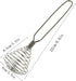 1 Pcs 8 Inch Stainless Steel Spring Whisk Mini French Spring Coil Whisks Egg Whisk Wire Whip Cream Beater Kitchen Utensils for Stirring, Baking an...