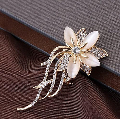 Womens Flower Floral Bridal Wedding Bouquet Cheap Brooches Pin...