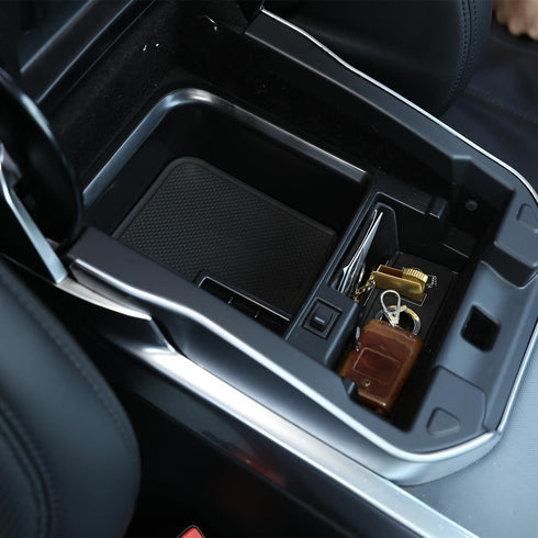 for Land Rover Range Rover Vogue/Sport 2013-2017 ABS Car Center Console Armrest Storage Box Phone Tray Glove Organizers Box,with Refrigerator...