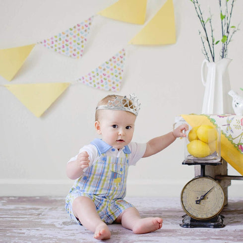 Beaupretty 2PCS Baby Girls Crystal Crown Tiara Hair Belt Headband Soft Headwrap Princess Headpiece Children Hair Accessories for Birthday Party, P...