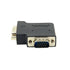 chenyang Vertical Flat Left Angled 90 Degree VGA SVGA Male to Female Extension Adapter Black...