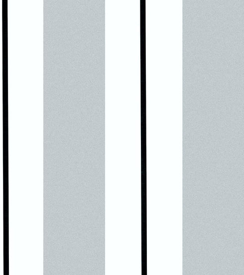 Y13403 Stripe Peel and Stick Wallpaper Silver/White/Black 17.7" x 9.8ft Removable Self-Adhesive Striped Contact Paper Vinyl Film for furniture ren...
