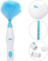 KIMISS Hand Duster for Cleaning, 180° Bendable Electric Feather Duster Window Blinds Furniture Cleaning Tool for Mini Blind...